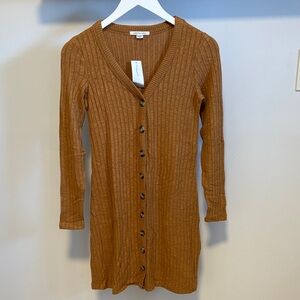 American Eagle Outfitters ribbed long sleeve sweater dress.